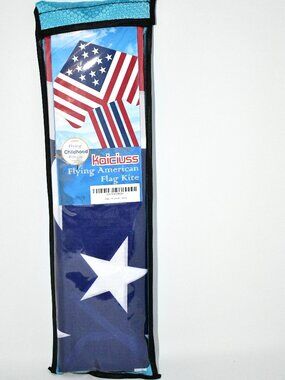 Kaiciuss Delta Kite 60” Large Easy to Fly Beach Kite, 300ft String, Red, White,